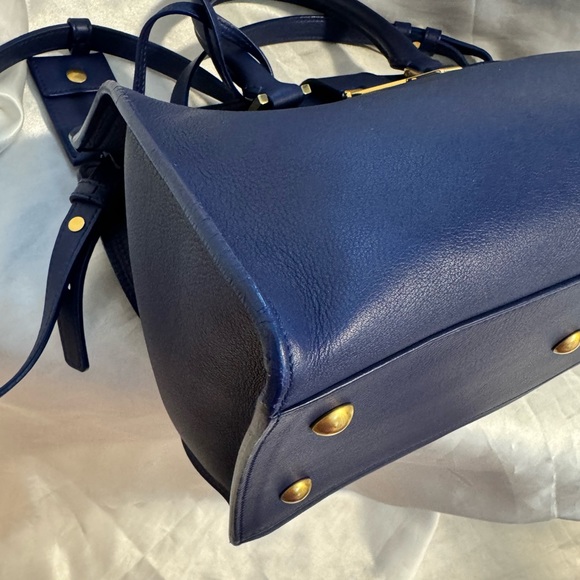 Saint Laurent Blue Small Classic Y Cabas Shoulder bag - Picture 6 of 16